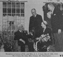 Reception with Dr. Crease at Essondale 1949