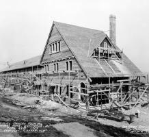 Construction of Nurses Home (subsequently known as Admin Building) at Essondale 1929 