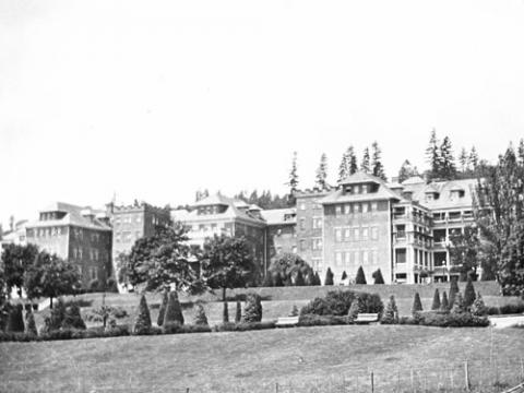 Mens Chronic Wing building in Essondale 1932